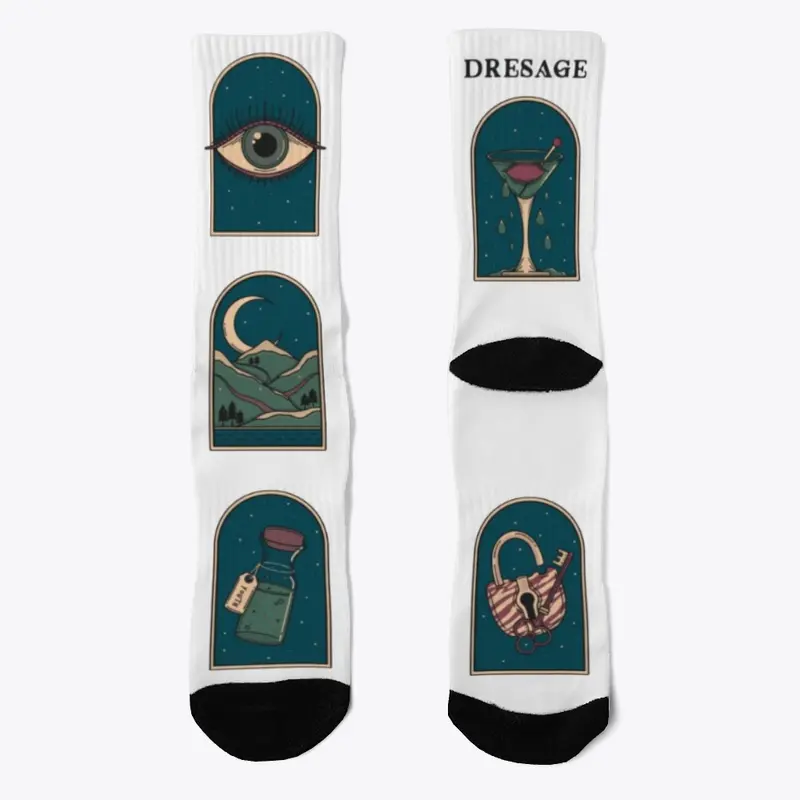 Who Eye Am Tarot Socks